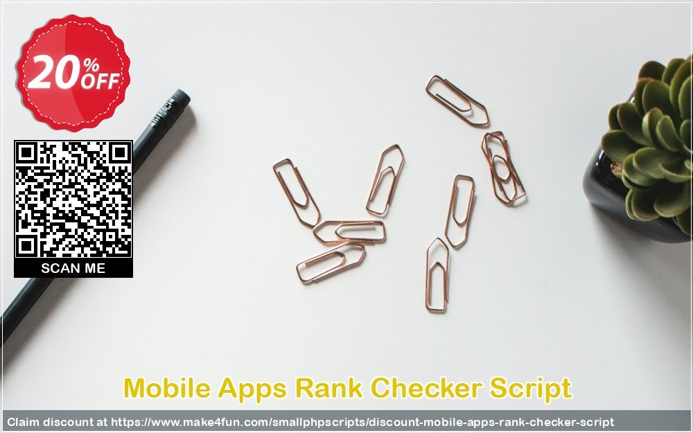 Mobile Apps Rank Checker Script coupon codes for Bike Commute Day with 25% OFF, May 2025 - Make4fun