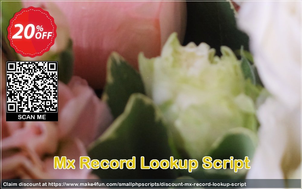 Mx Record Lookup Script coupon codes for Mom's Special Day with 25% OFF, May 2025 - Make4fun