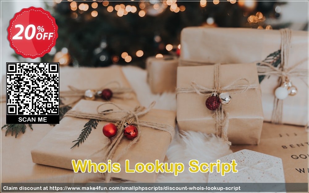 Whois Lookup Script coupon codes for Teacher Appreciation with 25% OFF, May 2025 - Make4fun