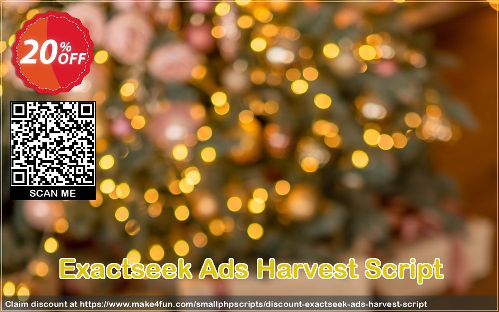 Exactseek Ads Harvest Script coupon codes for May Celebrations with 25% OFF, May 2025 - Make4fun