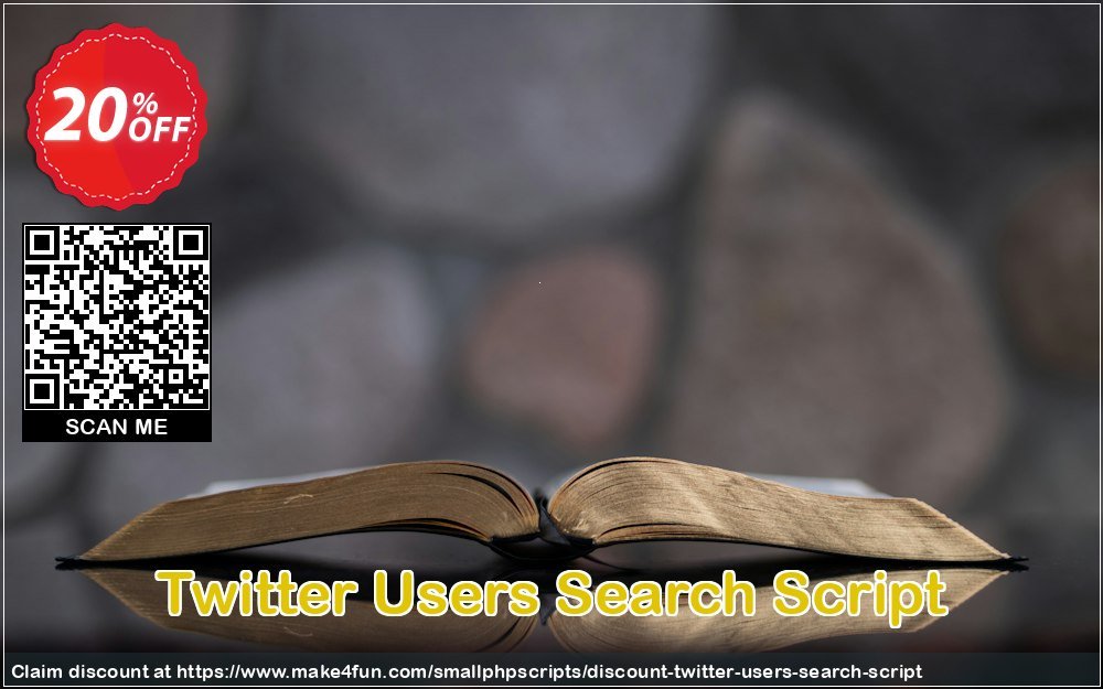 Twitter Users Search Script coupon codes for Mom's Day with 25% OFF, May 2025 - Make4fun