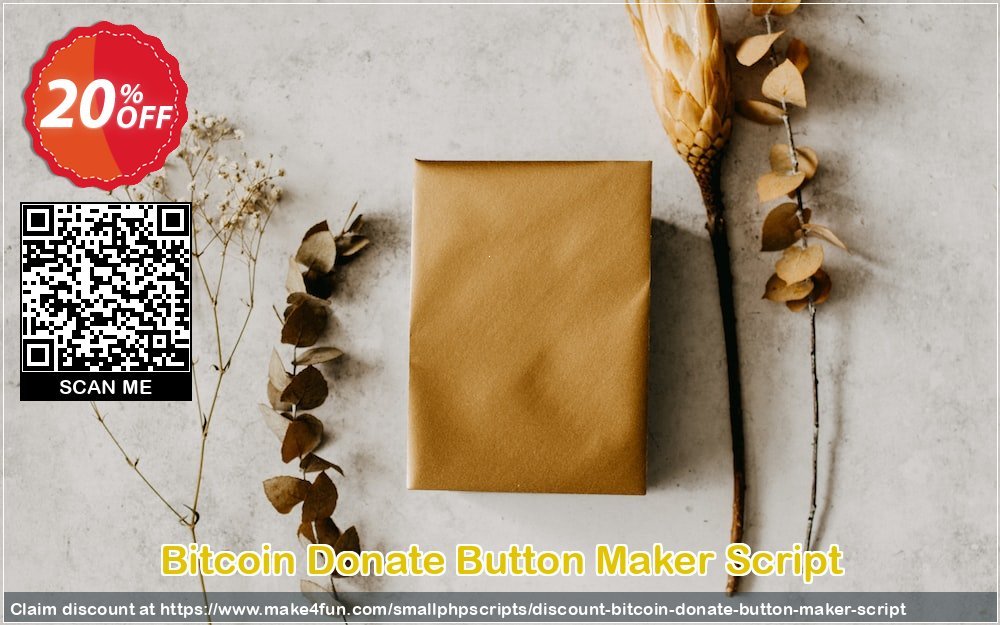 Bitcoin donate button maker script coupon codes for Mom's Day with 25% OFF, May 2024 - Make4fun