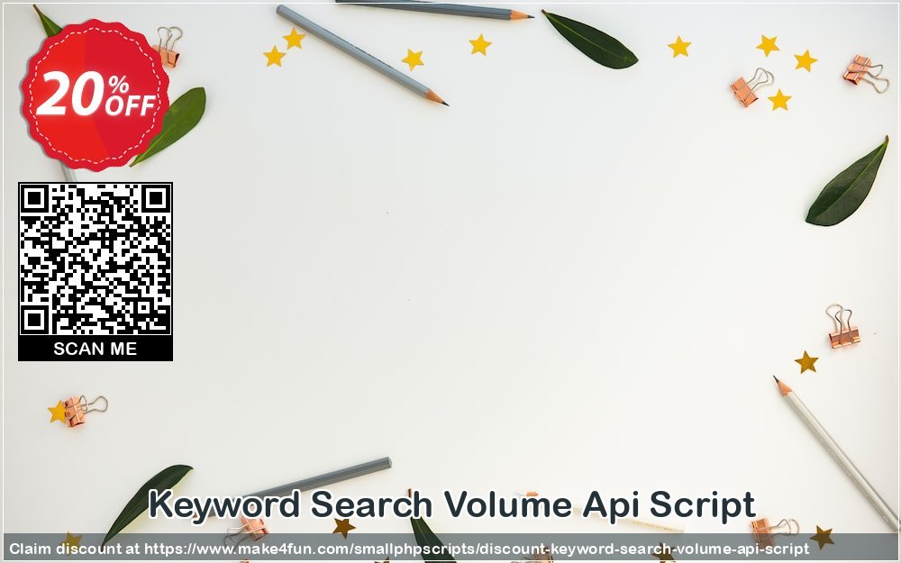 Keyword Search Volume Api Script coupon codes for Space Day with 25% OFF, May 2025 - Make4fun
