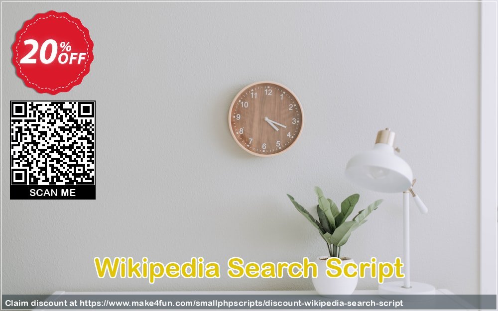 Wikipedia Search Script coupon codes for Mom's Special Day with 25% OFF, May 2025 - Make4fun