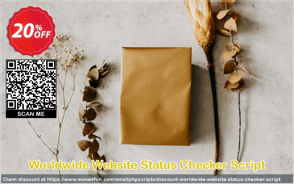 Worldwide website status checker script coupon codes for Mom's Special Day with 25% OFF, May 2024 - Make4fun