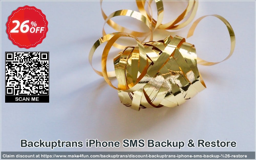 Backuptrans iphone sms coupon codes for Mom's Day with 30% OFF, May 2024 - Make4fun