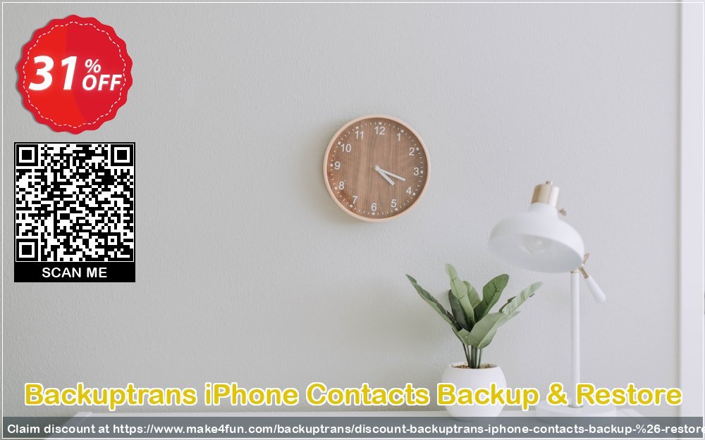 Backuptrans Iphone Contacts Backup Restore coupon codes for May Celebrations with 35% OFF, May 2025 - Make4fun