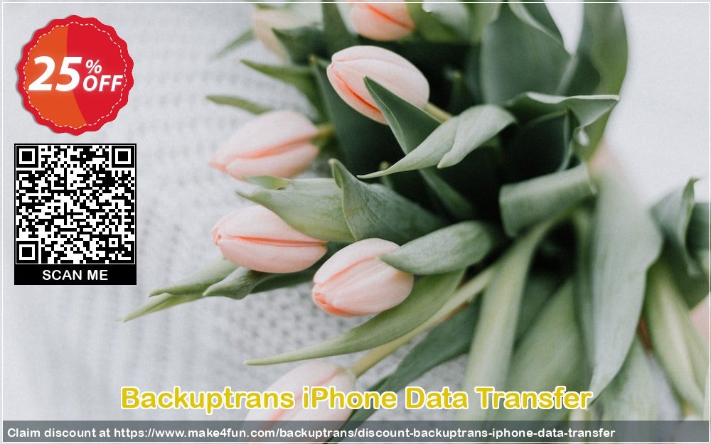 Backuptrans Coupon discount, offer to 2024 Mom's Day