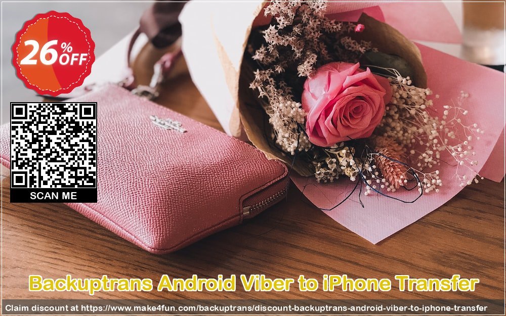 Backuptrans Android Viber To Iphone Transfer coupon codes for Mom's Special Day with 30% OFF, May 2025 - Make4fun