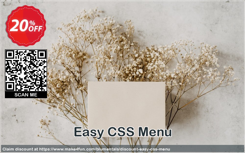 Easy css menu coupon codes for Mom's Day with 25% OFF, May 2024 - Make4fun