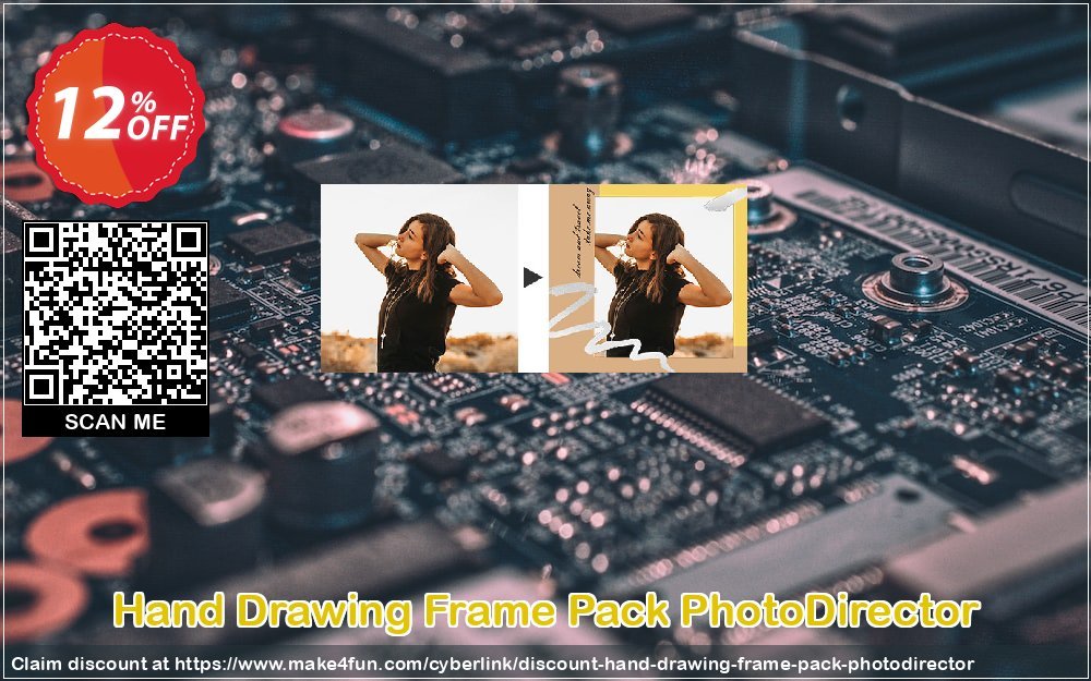 Hand drawing frame pack photodirector coupon codes for Mom's Day with 15% OFF, May 2024 - Make4fun