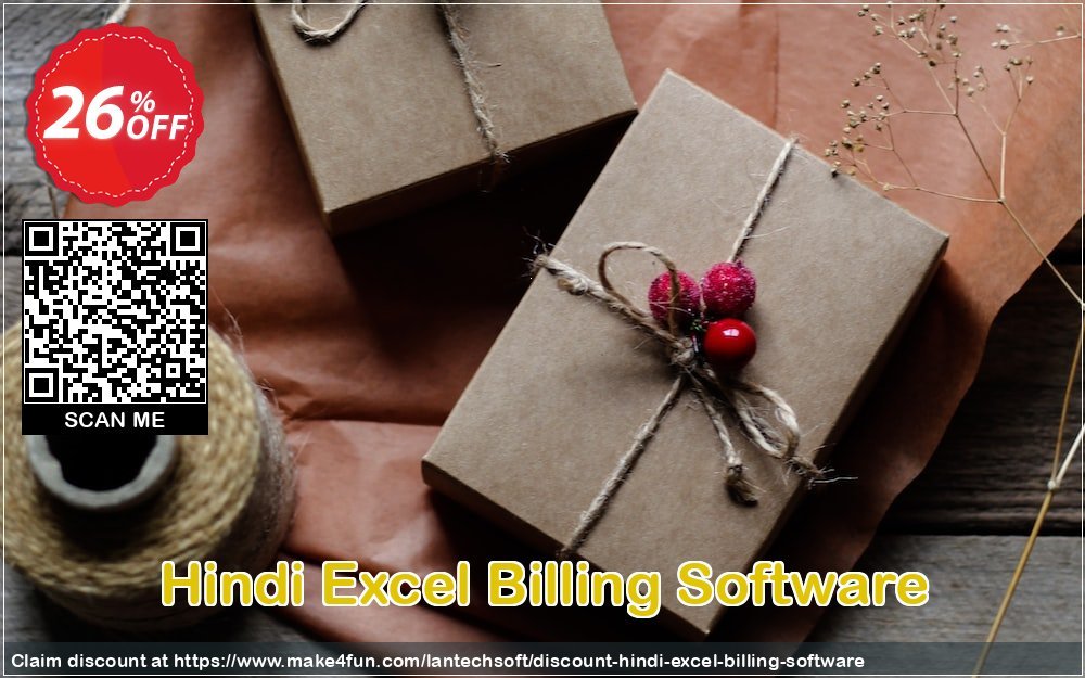 Hindi Excel Billing Software coupon codes for Mom's Day with 30% OFF, May 2025 - Make4fun