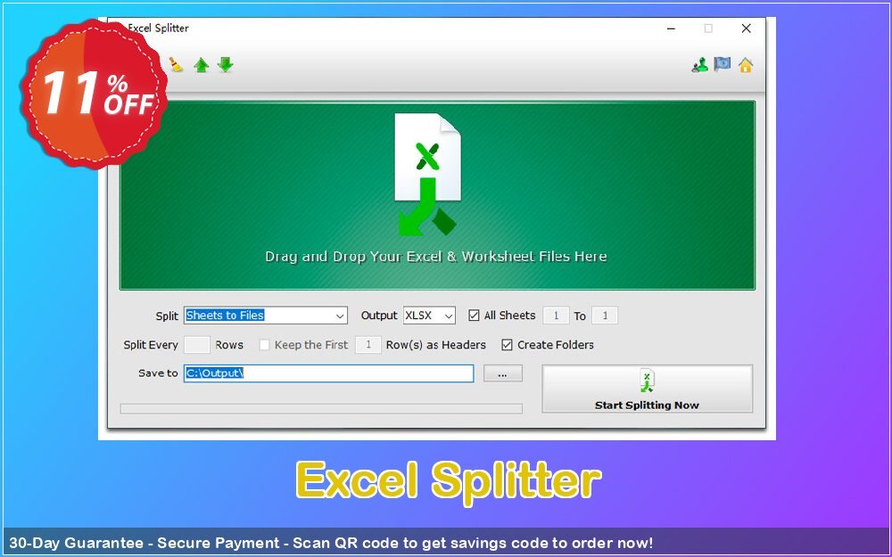 Excel Splitter coupon codes for Summer with 15% OFF, June 2025 - Make4fun