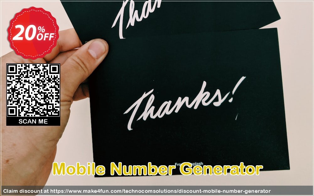Mobile number generator coupon codes for Mom's Special Day with 25% OFF, May 2024 - Make4fun