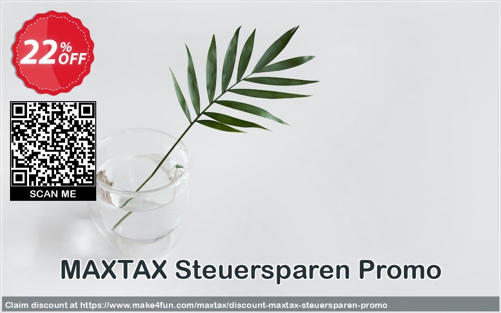 Maxtax steuersparen promo coupon codes for Mom's Day with 25% OFF, May 2024 - Make4fun