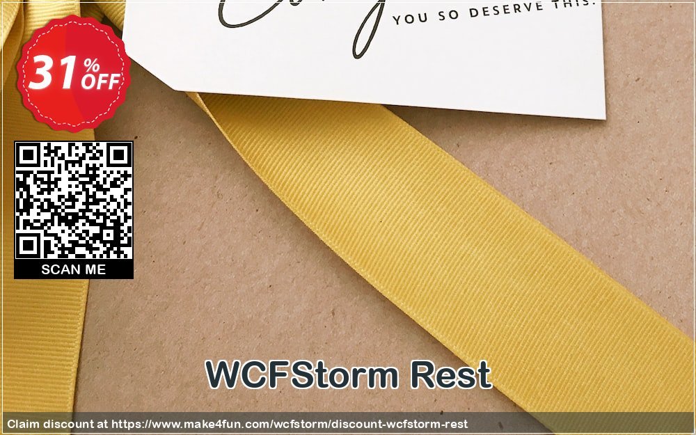 Get 31% OFF WCFStorm Rest Personal Coupon