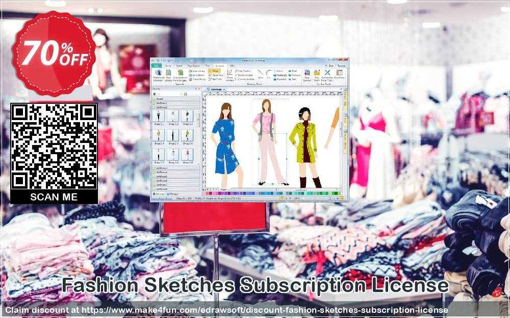 Fashion sketches subscription license coupon codes for Mom's Day with 75% OFF, May 2024 - Make4fun