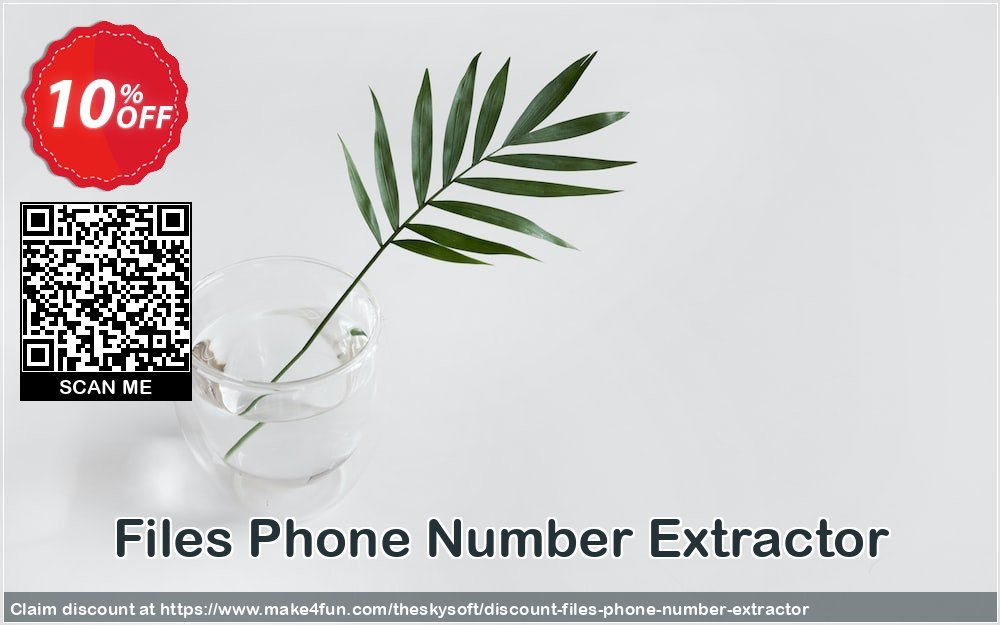 Files phone number extractor coupon codes for Mom's Day with 30% OFF, May 2024 - Make4fun