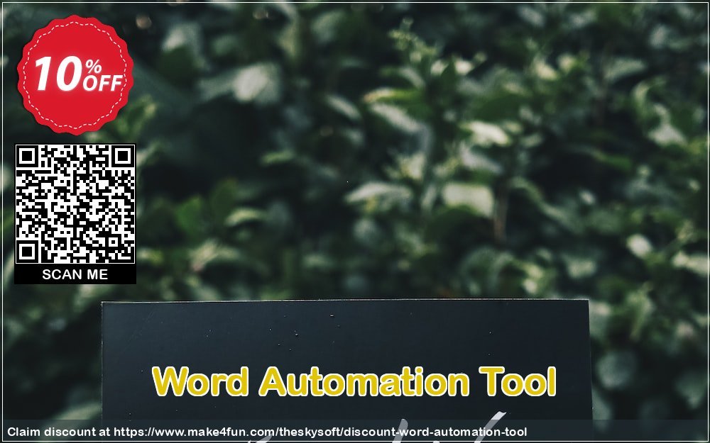 Word Automation Tool coupon codes for Mom's Day with 15% OFF, May 2025 - Make4fun