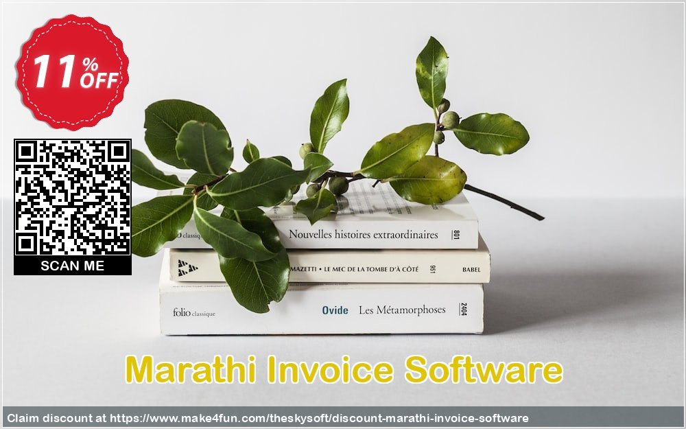 Marathi invoice software coupon codes for Mom's Special Day with 15% OFF, May 2024 - Make4fun