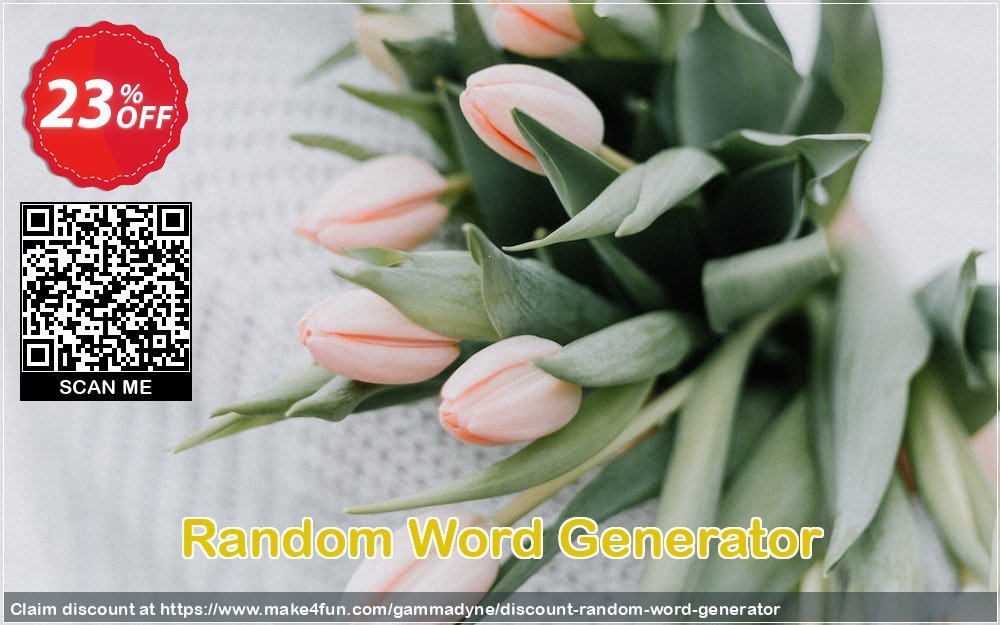 Random word generator coupon codes for Mom's Special Day with 25% OFF, May 2024 - Make4fun