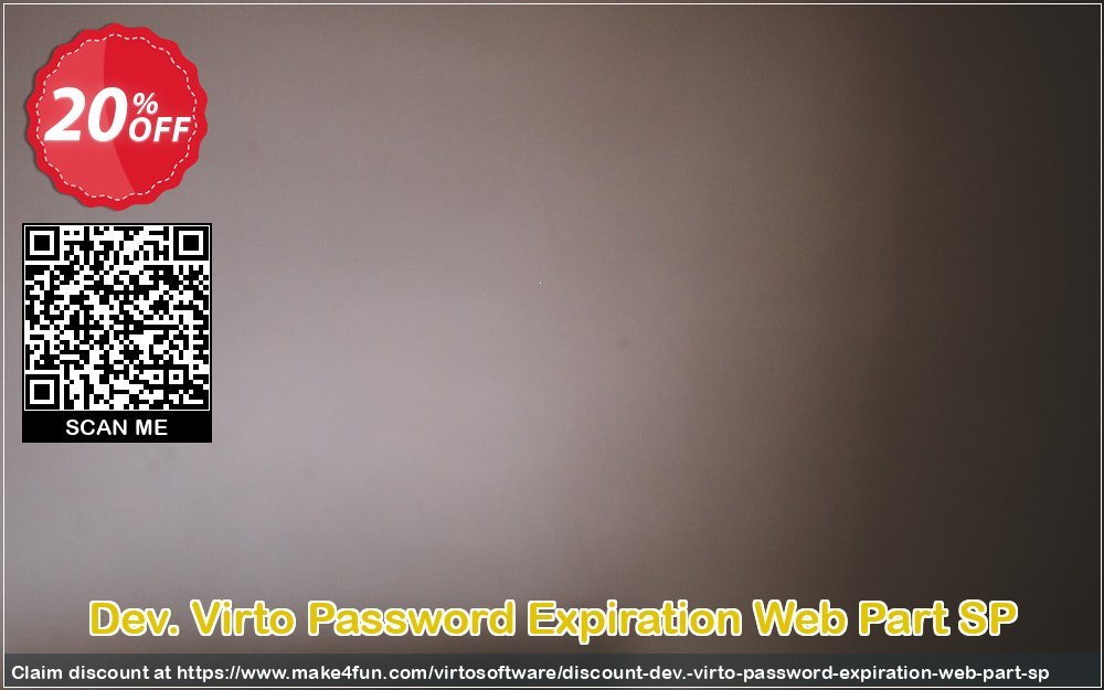 Dev. virto password expiration web part sp coupon codes for Fool's Fun with 25% OFF, May 2024 - Make4fun