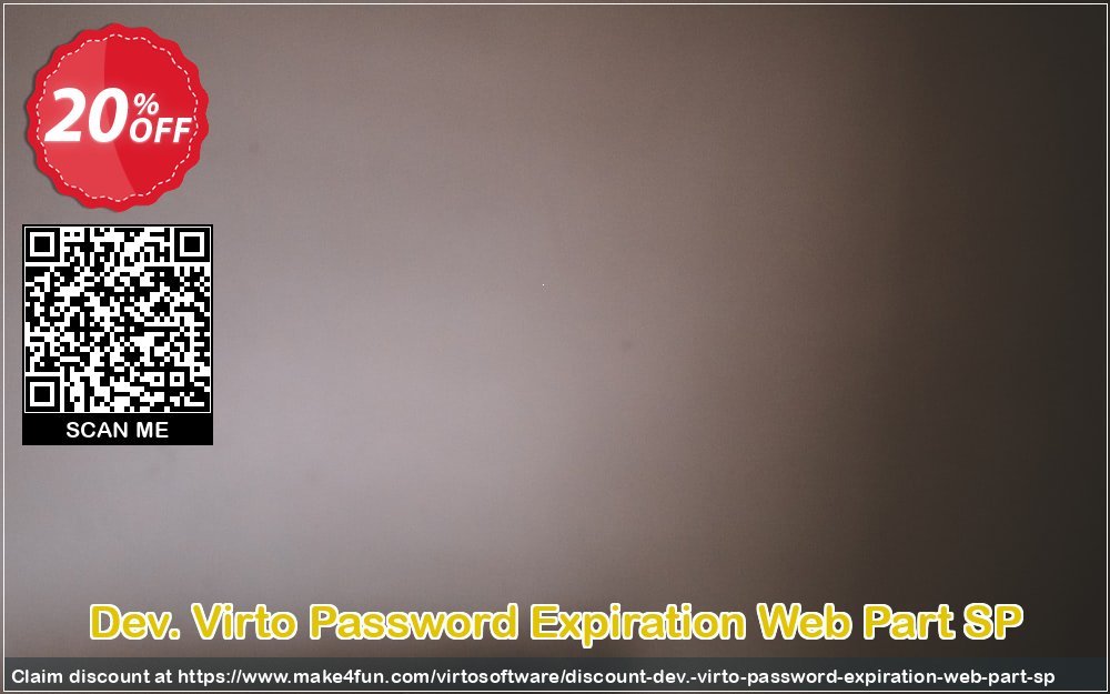 Dev. Virto Password Expiration Web Part Sp coupon codes for May Celebrations with 25% OFF, May 2025 - Make4fun
