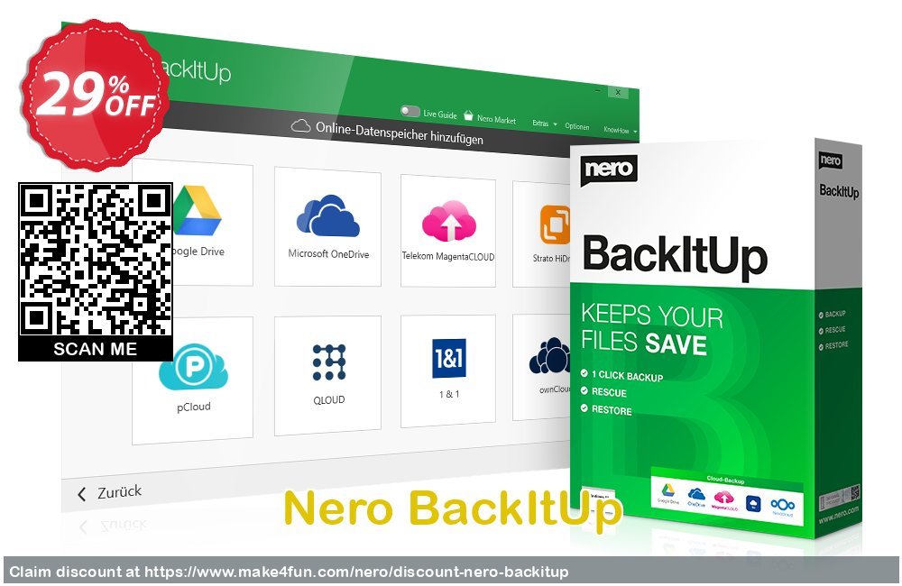 Nero Backitup coupon codes for Mom's Day with 30% OFF, May 2025 - Make4fun