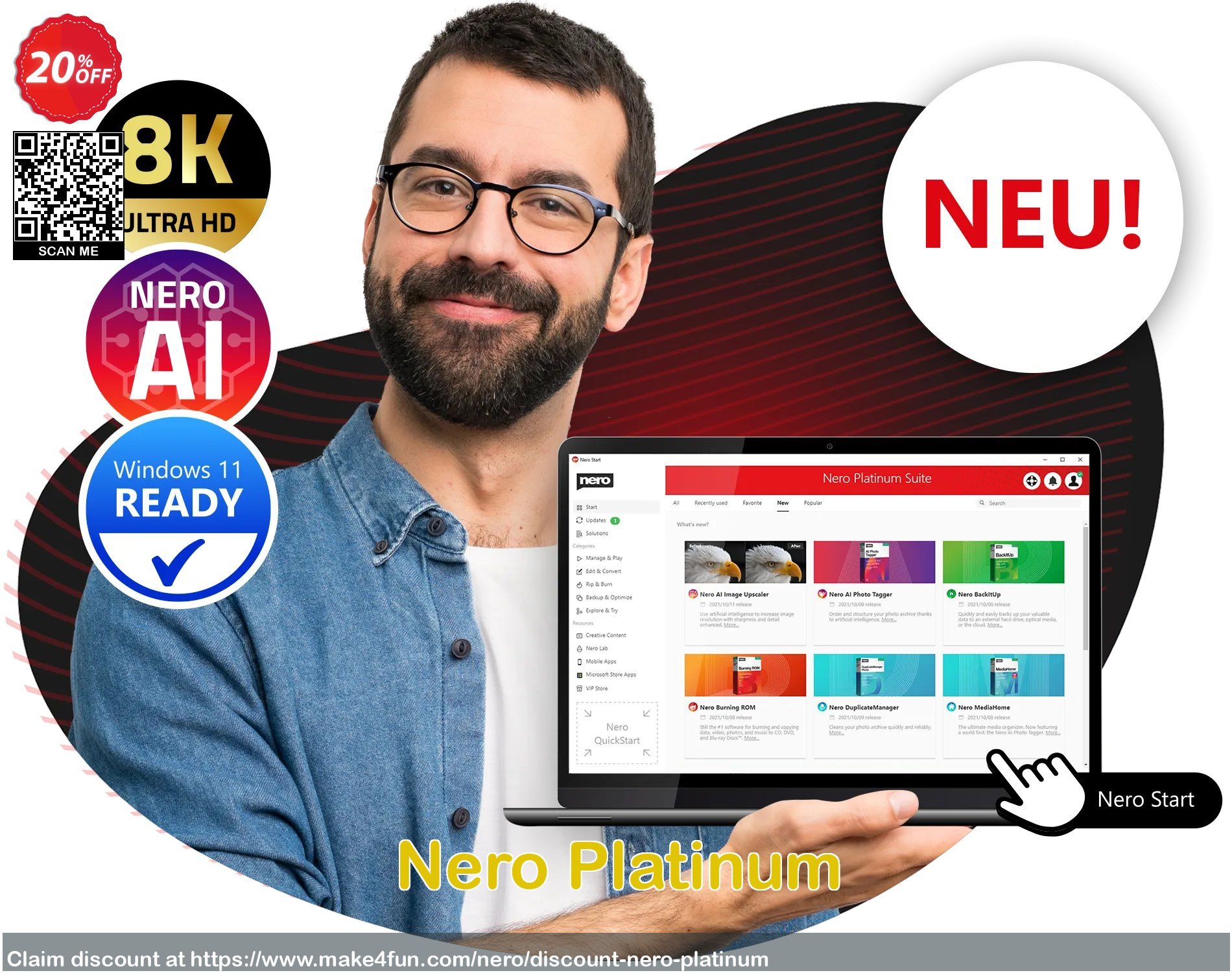 Nero platinum coupon codes for Mom's Day with 45% OFF, May 2024 - Make4fun