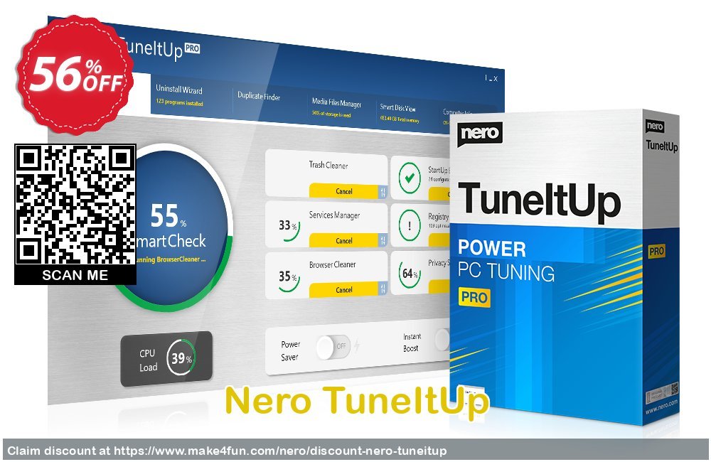 Nero Tuneitup coupon codes for Mom's Day with 60% OFF, May 2025 - Make4fun