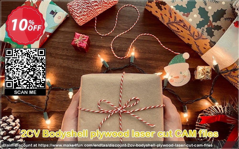 2cv Bodyshell Plywood Laser Cut Cam Files coupon codes for Oceans Day with 15% OFF, July 2025 - Make4fun