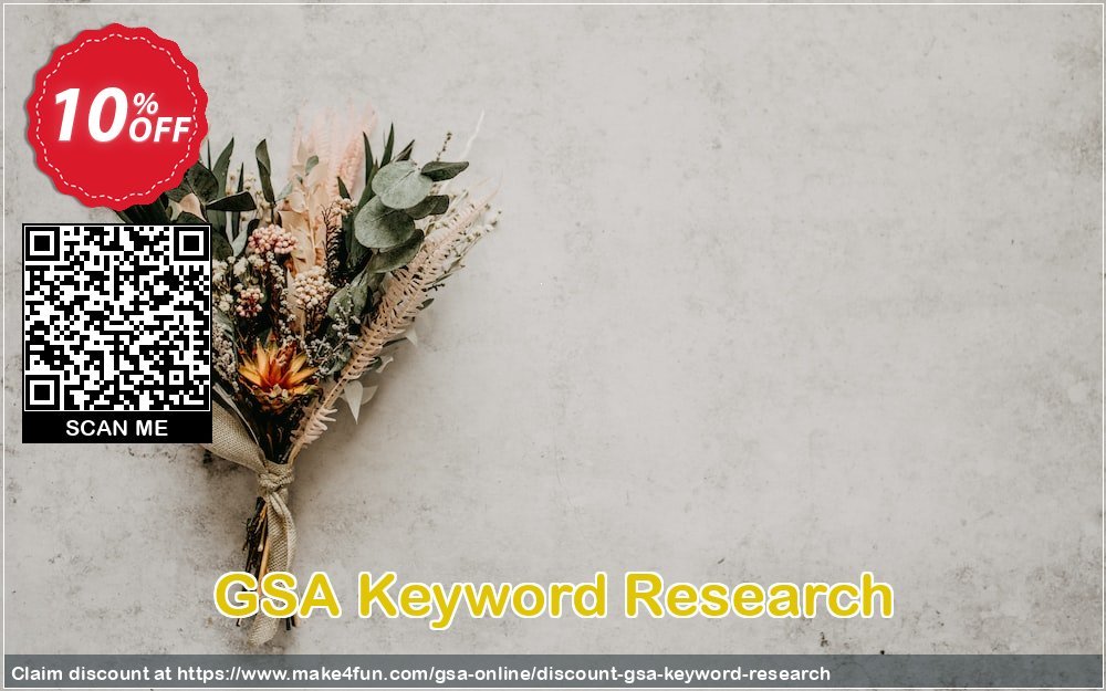Gsa Keyword Research coupon codes for Mom's Day with 15% OFF, May 2025 - Make4fun