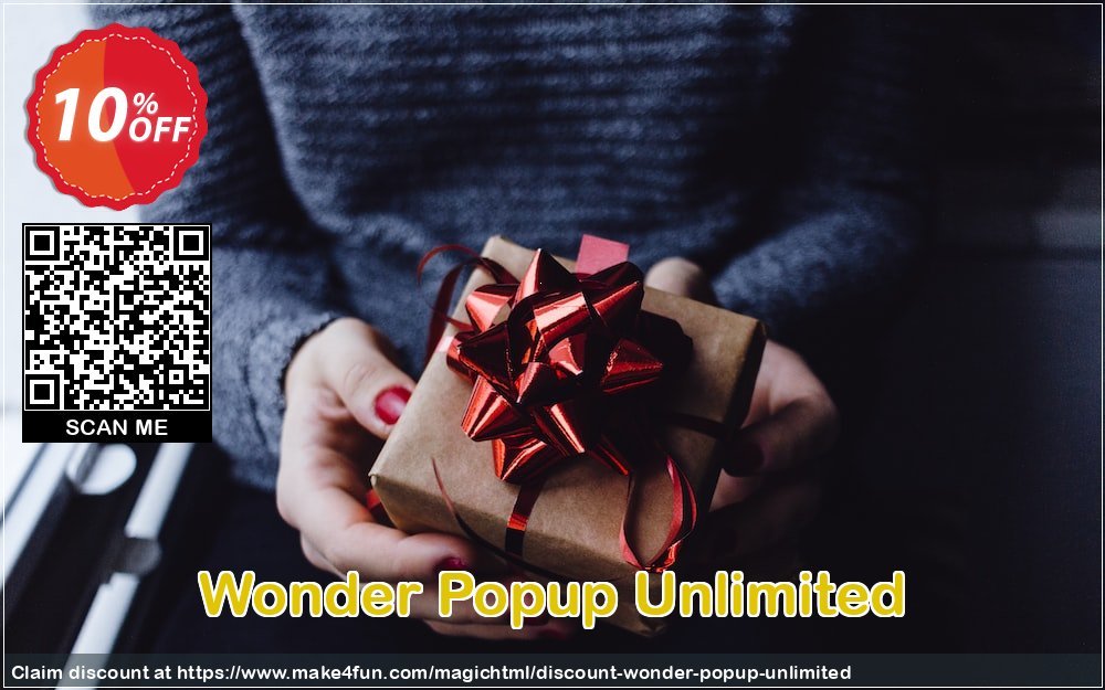 Wonder popup unlimited coupon codes for Mom's Day with 15% OFF, May 2024 - Make4fun