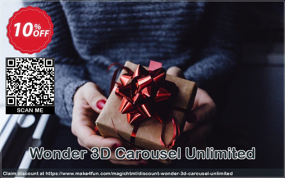 Wonder 3d carousel unlimited coupon codes for May Celebrations with 15% OFF, May 2024 - Make4fun