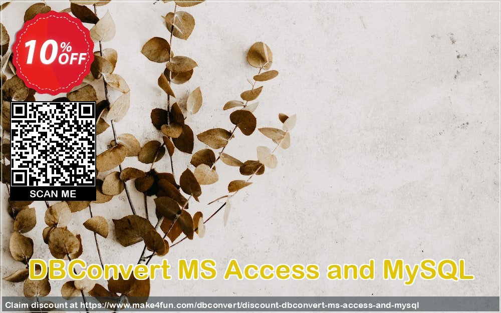 Dbconvert ms access and mysql coupon codes for #mothersday with 15% OFF, May 2024 - Make4fun