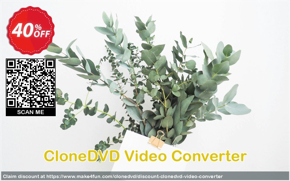 Clonedvd video converter coupon codes for Mom's Special Day with 45% OFF, May 2024 - Make4fun