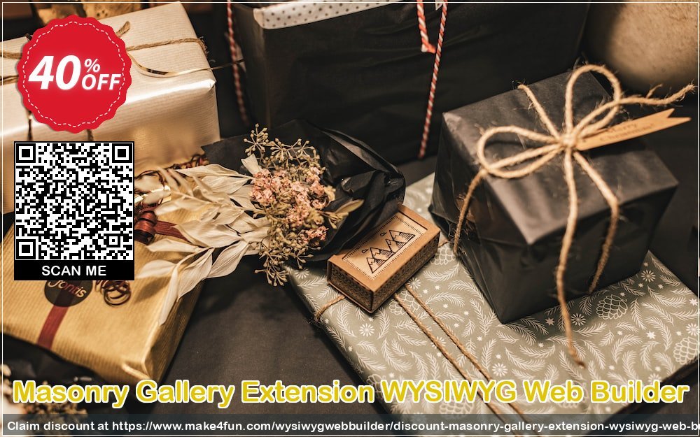 Masonry gallery extension wysiwyg web builder coupon codes for Mom's Special Day with 35% OFF, May 2024 - Make4fun