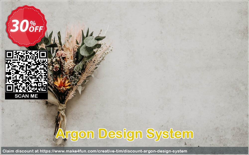 Argon design system coupon codes for Mom's Day with 35% OFF, May 2024 - Make4fun