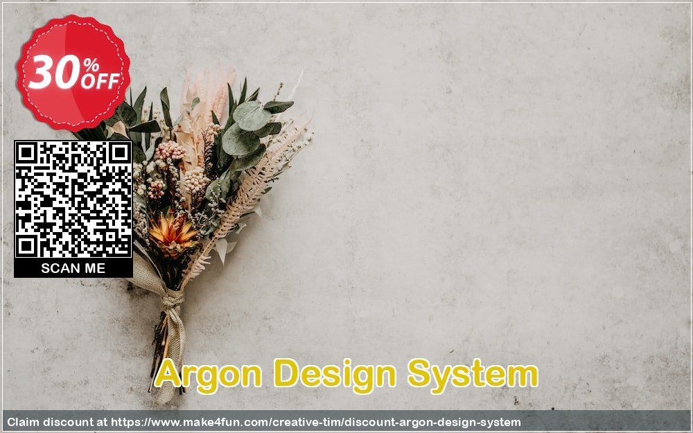 Argon Design System coupon codes for Teacher Appreciation with 35% OFF, May 2025 - Make4fun