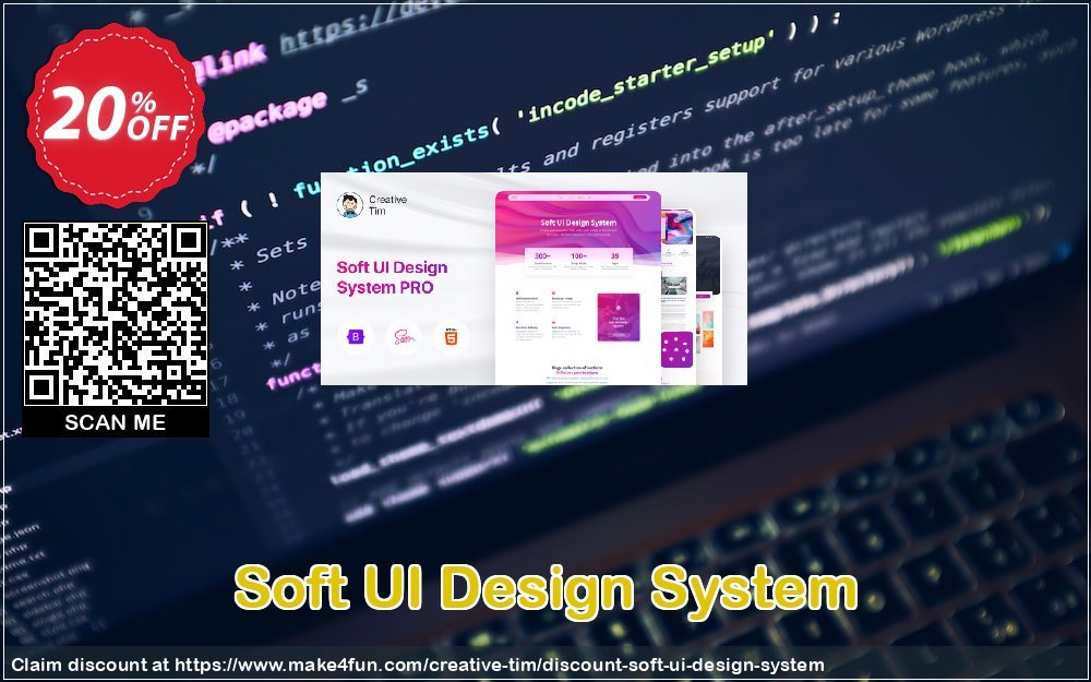 Soft Ui Design System coupon codes for May Celebrations with 25% OFF, May 2025 - Make4fun