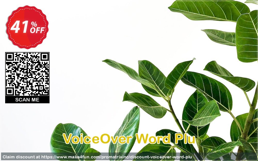 Voiceover Word Plu coupon codes for Space Day with 45% OFF, May 2025 - Make4fun