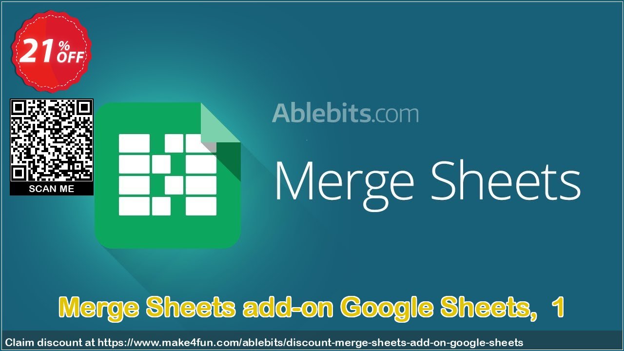 Merge Sheets Add On Google Sheets coupon codes for Teacher Appreciation with 25% OFF, May 2025 - Make4fun