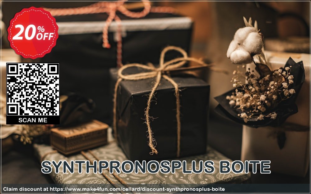 Synthpronosplus Boite coupon codes for May Celebrations with 25% OFF, May 2025 - Make4fun