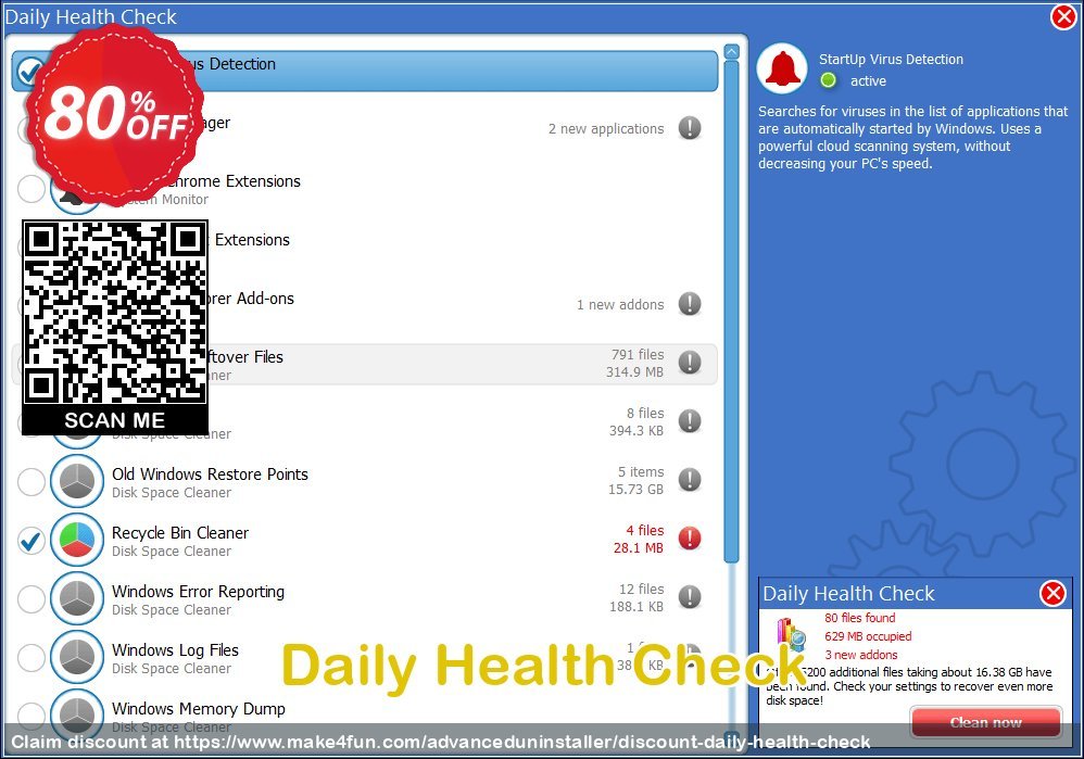 Daily Health Check coupon codes for Space Day with 85% OFF, May 2025 - Make4fun