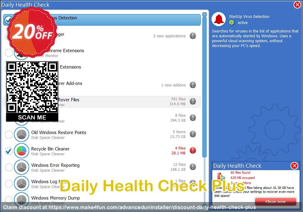 Daily health check plus coupon codes for #mothersday with 25% OFF, May 2024 - Make4fun