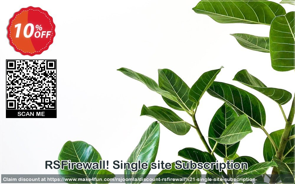 Rsfirewall! single site subscription  coupon codes for Mom's Day with 15% OFF, May 2024 - Make4fun