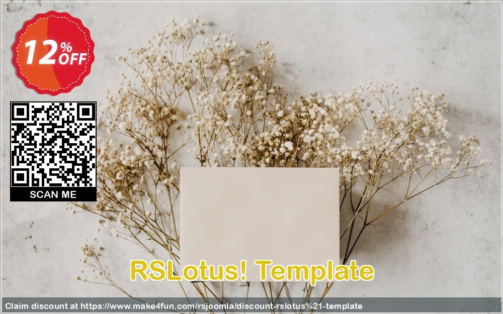 Rslotus Template coupon codes for Mom's Special Day with 15% OFF, May 2025 - Make4fun