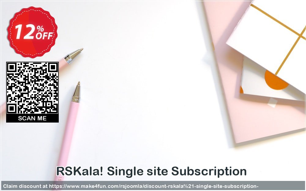 Rskala Single Site Subscription  coupon codes for Space Day with 15% OFF, May 2025 - Make4fun
