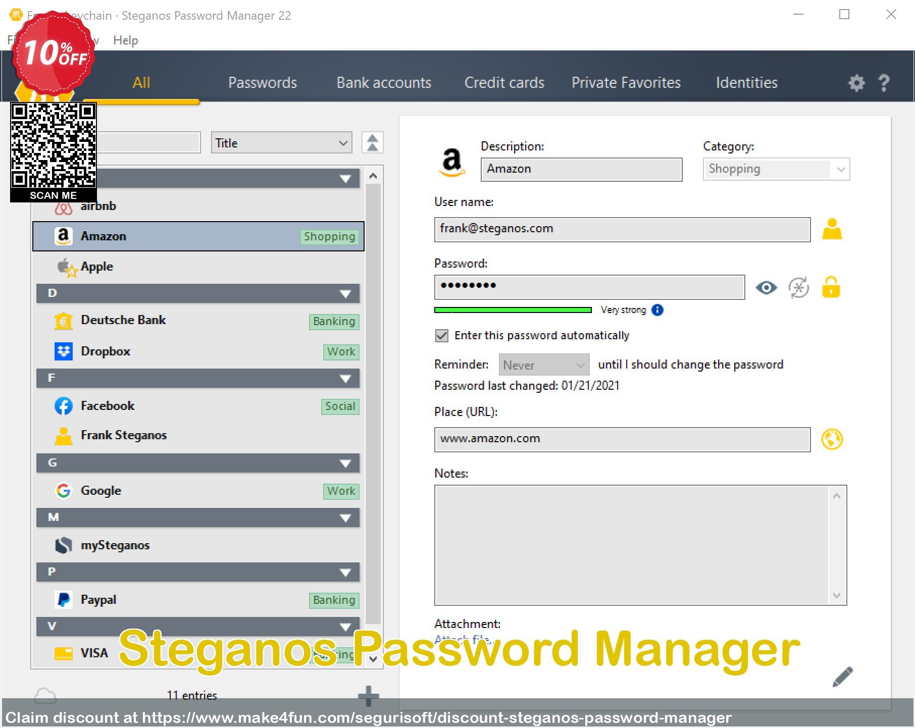 Steganos password manager coupon codes for Mom's Day with 15% OFF, May 2024 - Make4fun