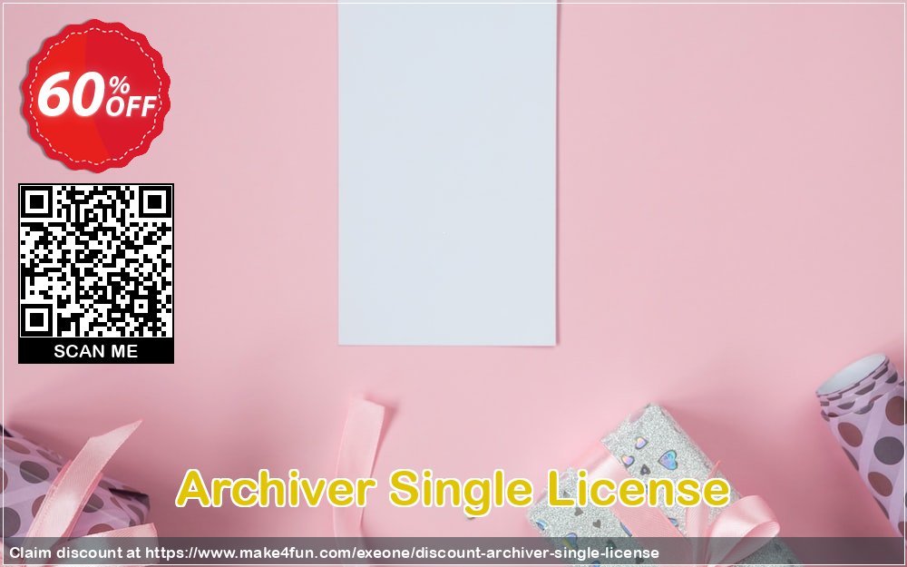 Archiver single license coupon codes for #mothersday with 65% OFF, May 2024 - Make4fun